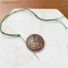 Load image into Gallery viewer, Antique Coin Needleminder | 1879 Farthing