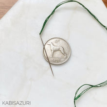 Load image into Gallery viewer, Vintage Coin Needleminder | 1952 Irish Sixpence