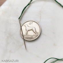 Load image into Gallery viewer, Vintage Coin Needleminder | 1952 Irish Sixpence