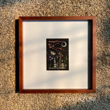 Load image into Gallery viewer, Framed Hand Embroidered Garden Art