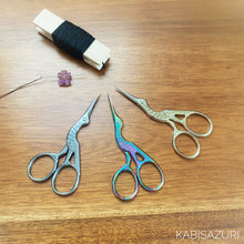 Load image into Gallery viewer, Classic Stork Sewing Scissors
